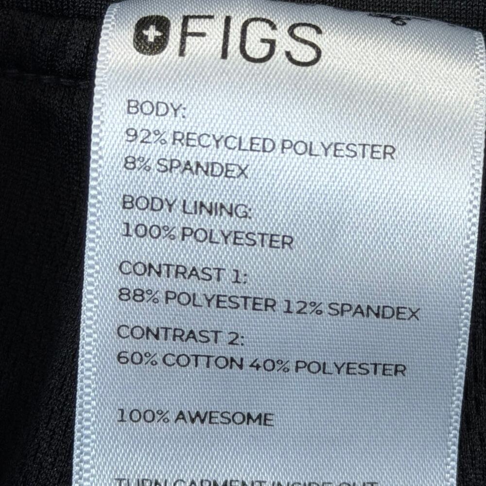 FIGS Technical Collection Women's Black Large Zamora Jogger Scrub Pants Medical - Picture 4 of 10